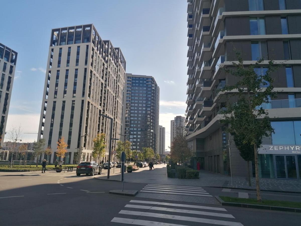 Ferienwohnung Belgrade Waterfront Cozy Symphony 1 Sajmiste Exterior foto